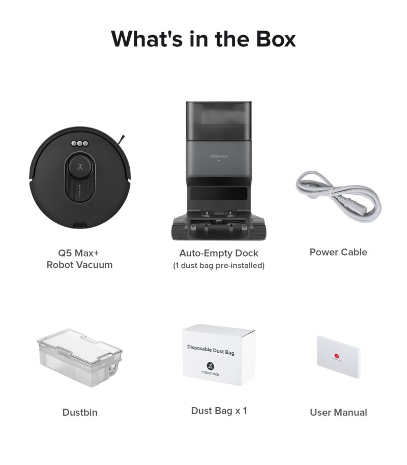 Roborock Qrevo Series Robot Vacuum and Mop – 8000Pa Suction, Dual Spinning Mops, LiDAR Navigation, Self-Emptying Dock, Smart App & Pet Hair Cleaning - Image 27