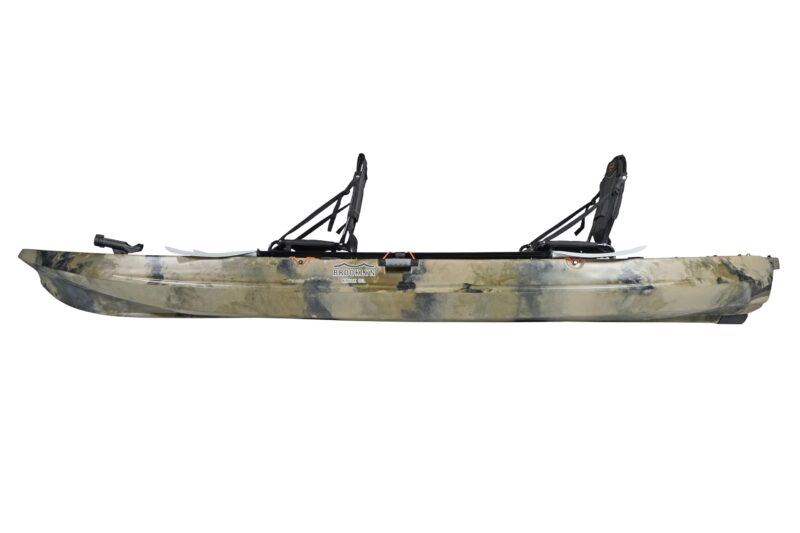 BKC Brooklyn 13.0 Pro Tandem 12′ 8″ Sit-On-Top Fishing Kayak – 2-3 Person HDPE Tandem Kayak with Dual Adjustable Seats & Rod Holders - Image 22