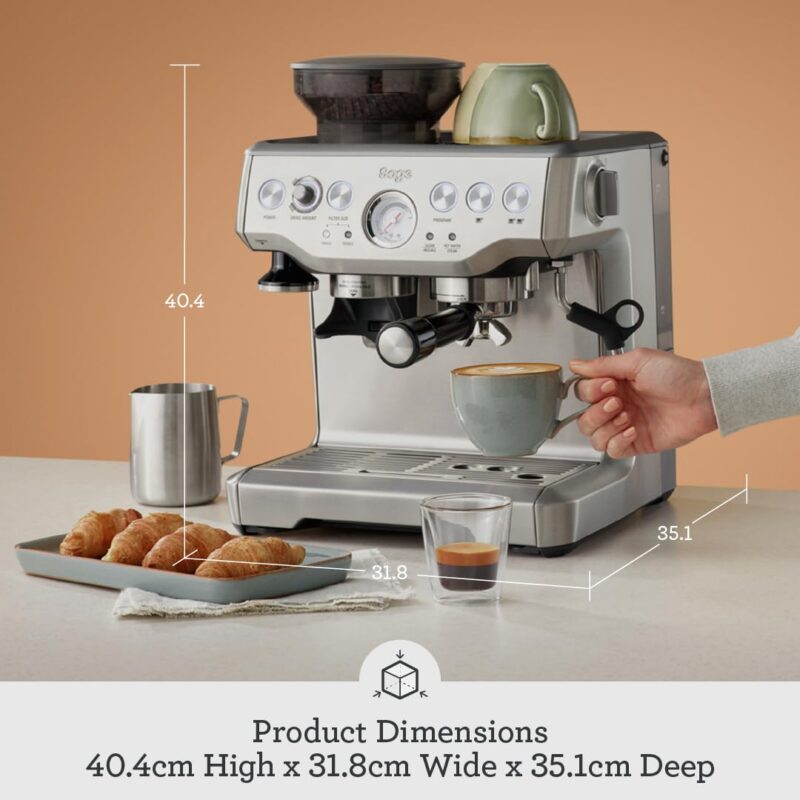 Sage Barista Express – Bean-to-Cup Espresso Maker with Grinder & Milk Frother - Image 7