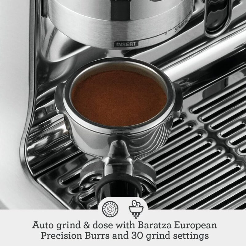 Sage Barista Pro Espresso Machine – Bean-to-Cup with Integrated Grinder, ThermoJet Heating & Milk Frother, Brushed Stainless Steel - Image 5