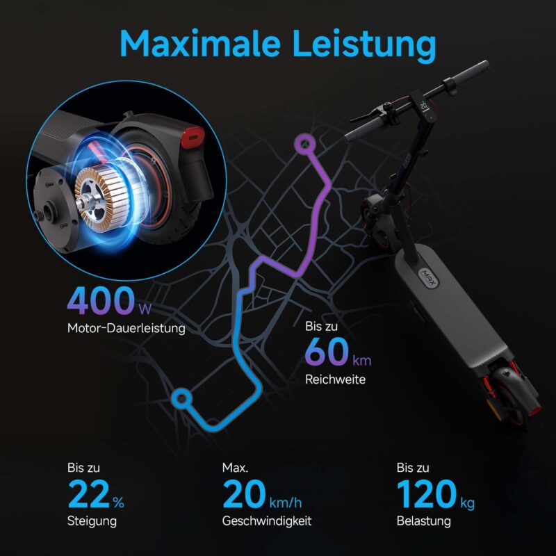 Xiaomi Electric Scooter 5 Series – 60 km Range, 20 km/h Speed, Dual Brakes, App Control, Road-Legal EU E-Scooter for Adults - Image 74