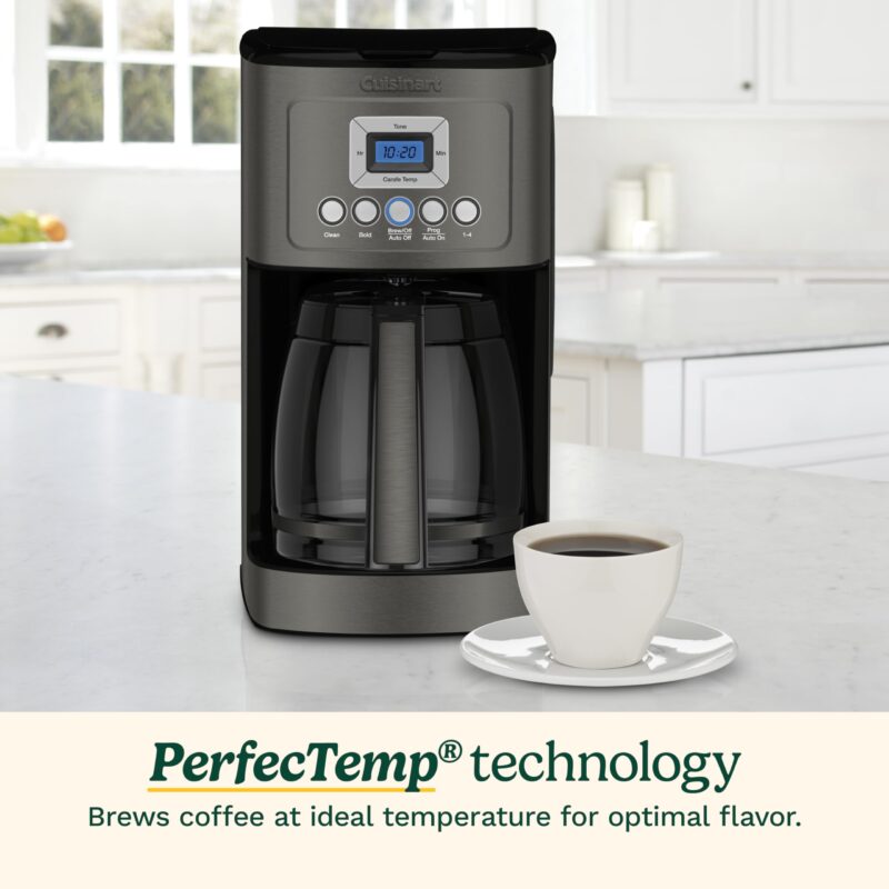 Cuisinart DCC-3200P1 14-Cup Programmable Coffee Maker – Stainless Steel Drip Machine with Brew Strength Control, Glass Carafe, 1–4 Cup Setting & Auto Shut-Off - Image 14
