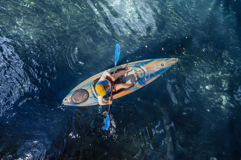 Pelican Argo 100XR 10′ Sit-In Recreational Kayak – Lightweight HDPE Kayak with ERGOCOAST™ Seating & Quick-Lock Hatch (Cosmos) - Image 5
